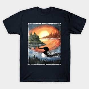 Sunset Loon T-Shirt